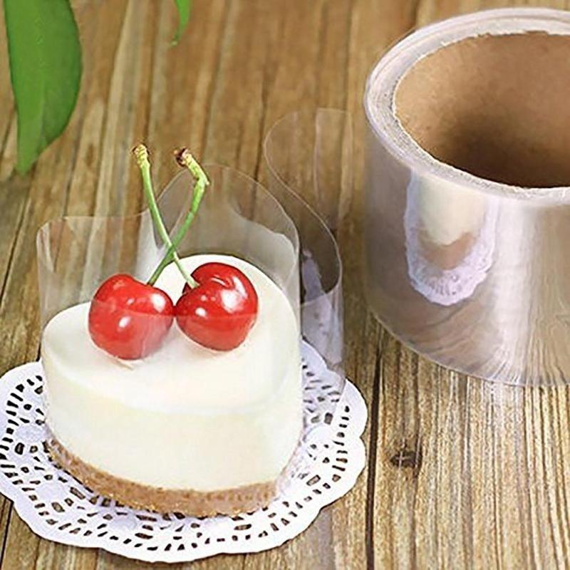 200M Mousse Cake Transparent Membrane Baking Surrounding Edge Tape
