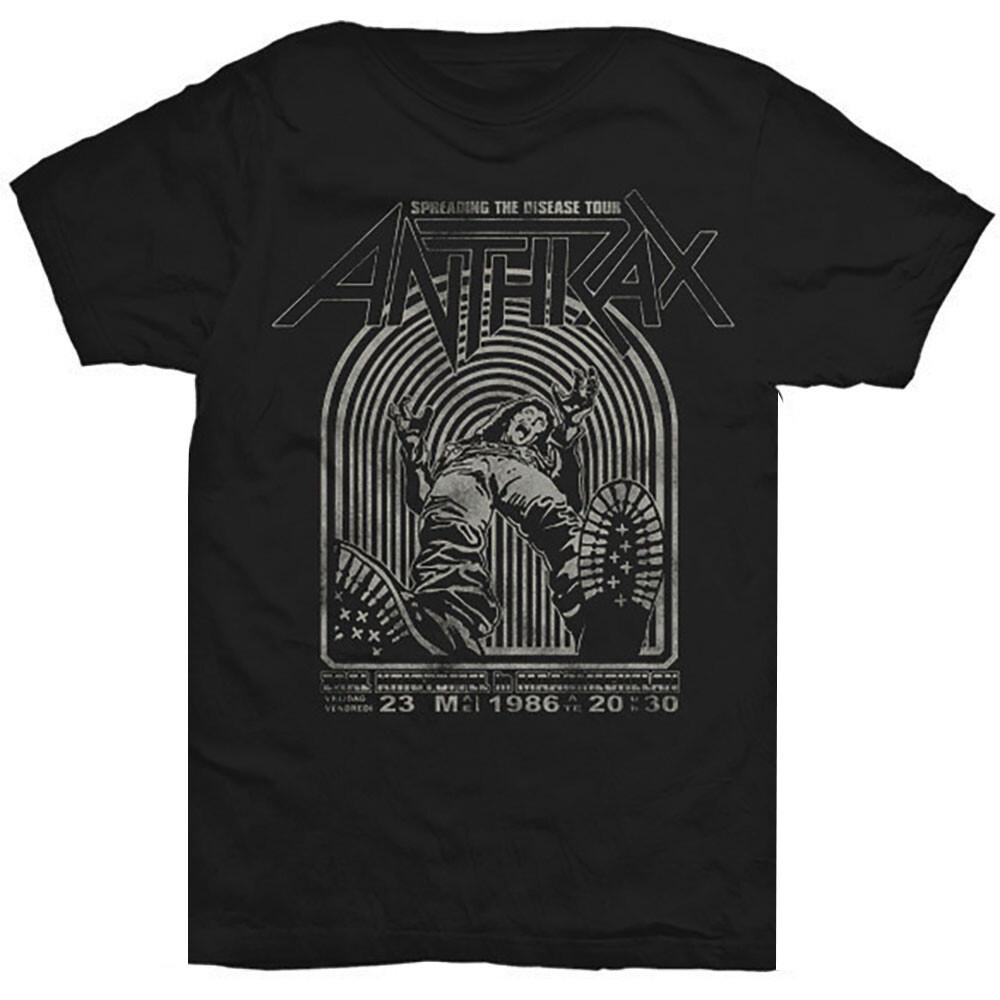 Anthrax Spreading The Disease Tour Shirt S-XXL Official Thrash Metal Band Merch M
