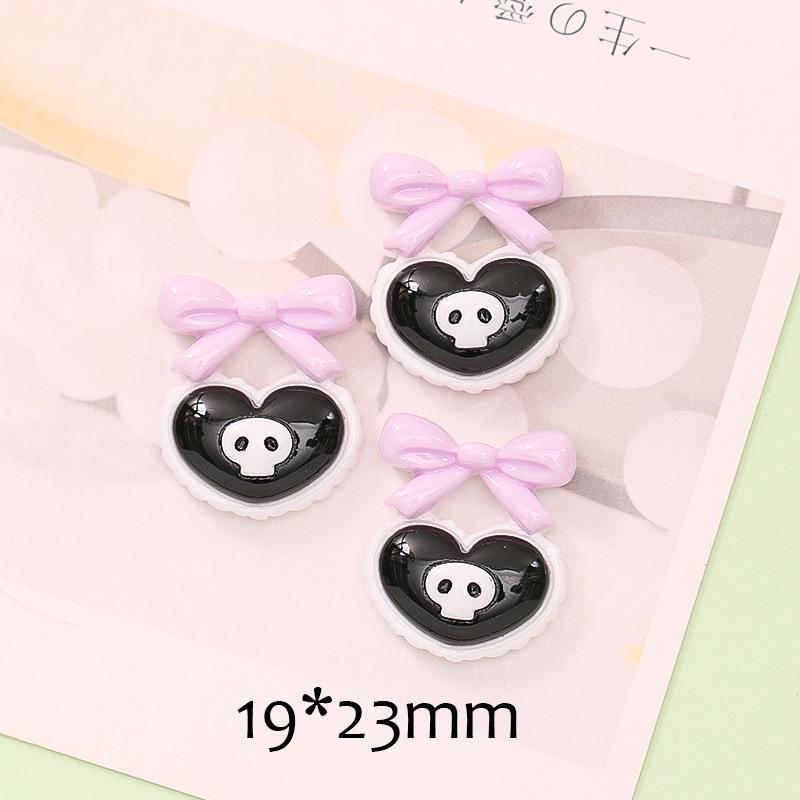 10Pcs New Kawaii Cartoon Animal Cake, Key, Beverage, Bag Resin Flat Back Scrapbook Figurine Diy Bow Decor Accessories Crafts A25