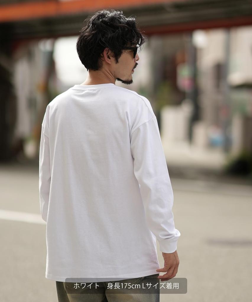 [GERRY] Custom Diamond Patch Long Sleeve Pocket T-Shirt