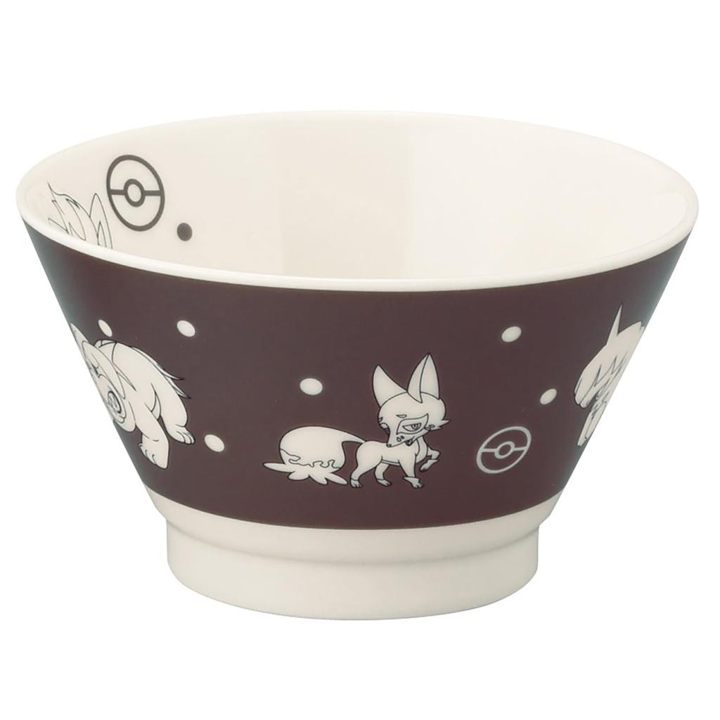 Yamaka Shoten Rice 12 X Pokemon Type Series "Pokemon" Bowl, Approx. 7cm, 360ml, Dark, Merchandise, Tableware, 3, Black, PM273-351