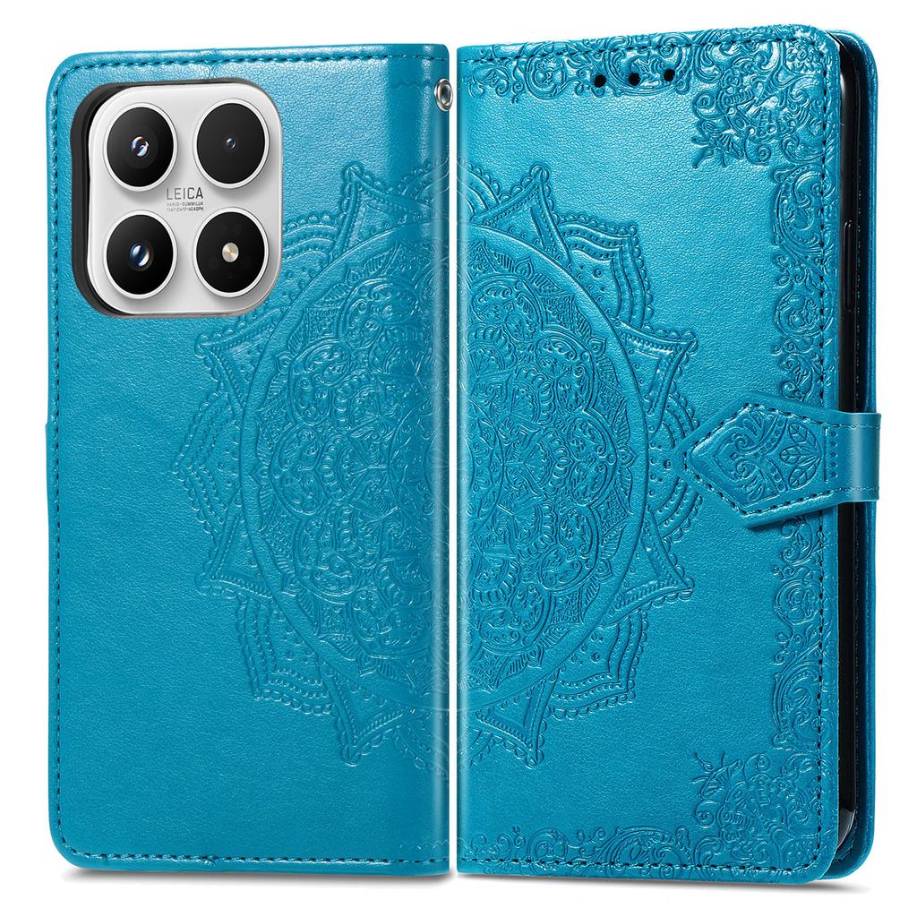 For Xiaomi 17 Wallet Case Mandala Flower Leather Phone Cover Stand