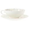 Noritake Tea Cup & Saucer, 180cc, Cutie Rose Design, Microwave-Safe, Bone China, T58043A/9940