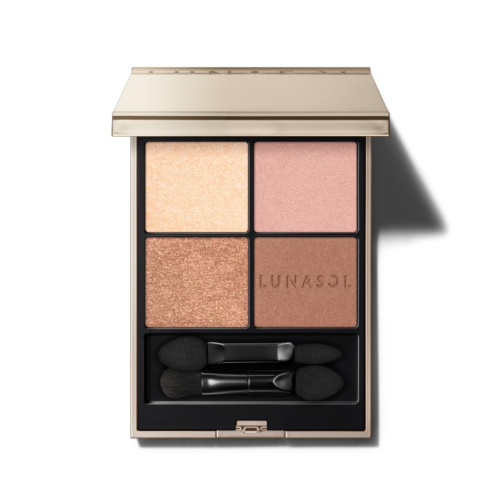 LUNASOL Eye Coloration N 18 7.0g Eyeshadow Harmonized Dray: A Four-color Eyeshadow Set with a Variety of Colors and Textures That Fit Smoothly and Bea