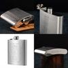Elegant Portable 7oz Stainless Steel Flask With Embossed Design For Whiskey Lovers