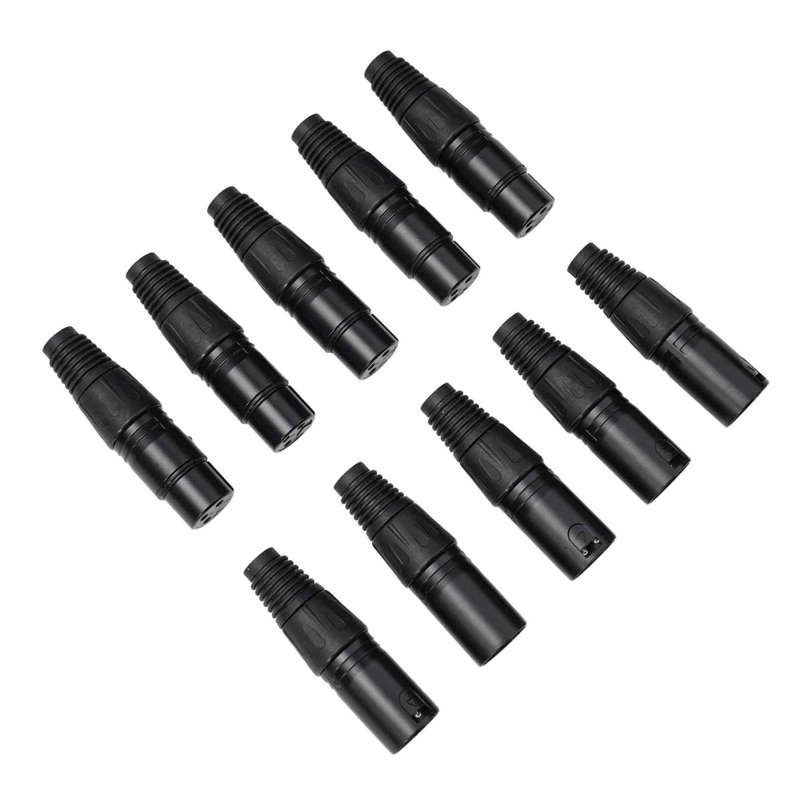 

5 пар XLR DMX 3-контактный штекер и гнездо MIC Snake Plug Аудио Микрофонный Кабельный Разъем