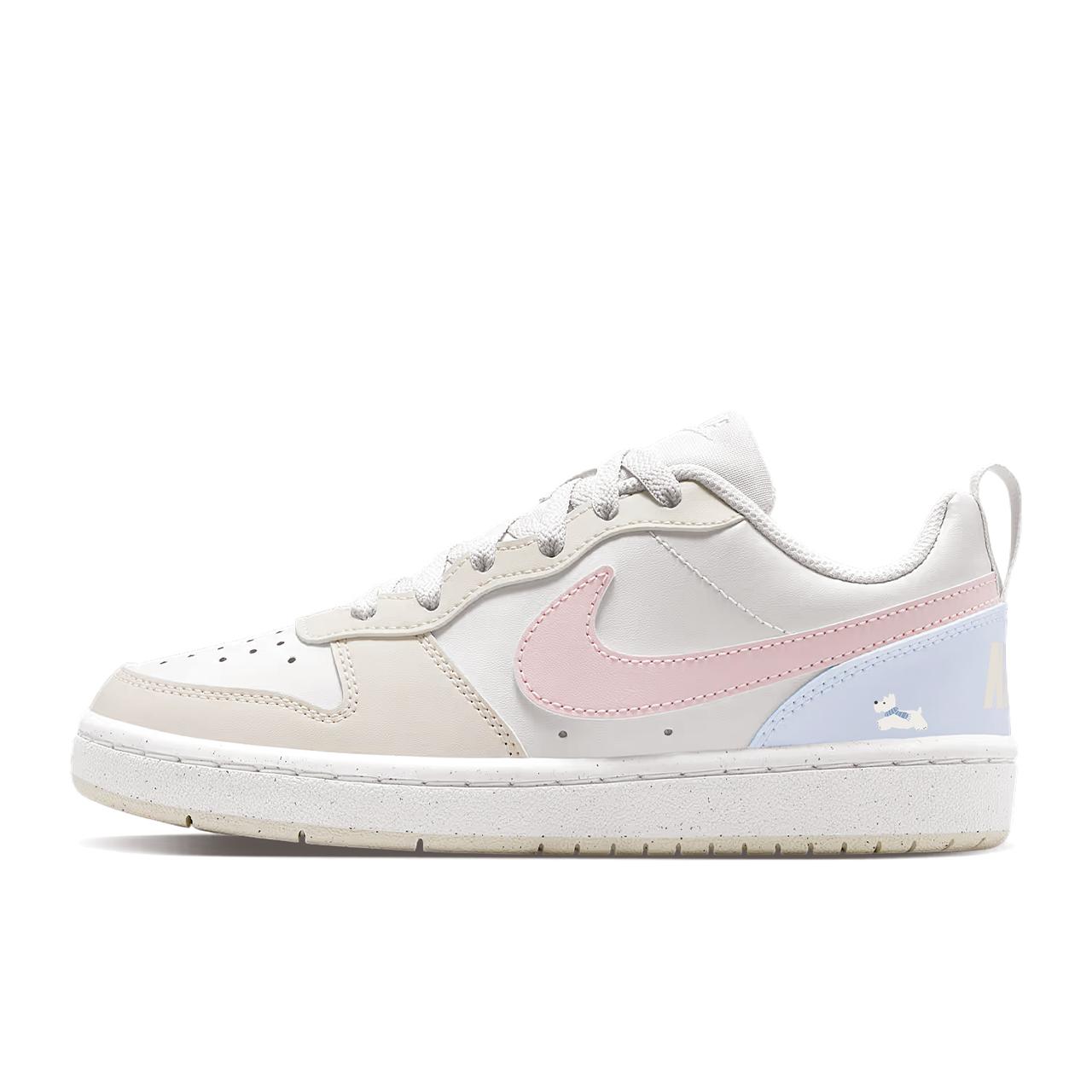 

Nike Court Borough Abrasion Resistant Low top Skateboard Shoes Women s Blue Pink IB4701-141(Team1797-) 36