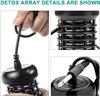 Fuß-Detox Ionische Arrays Ersatz-Arrays Maschine Spa-System Edelstahl Rund Tragbar Fußbad Reinigen Zelle Spa-Maschine
