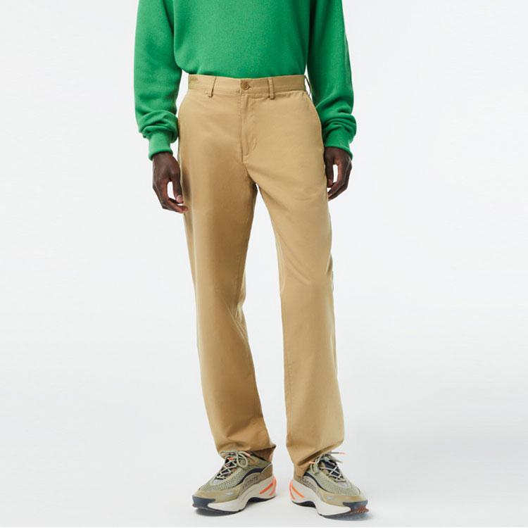 LACOSTE Casual Pants Men's Moderate Straight Fit Pants HH8448