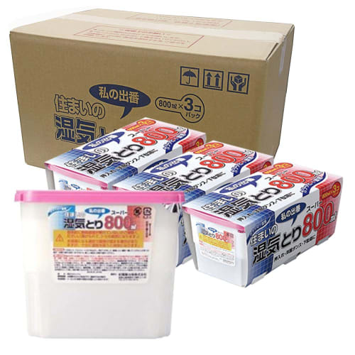 

ІРИС ПЛАЗА (ІРИС ПЛАЗА) [Оптова закупівля] Потужний осушувач великої місткості, резервуарного типу, 800 мл x 18 шт., поглинач вологи, протицвілевий, для шафи, будь-де