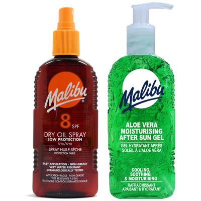 Spf8 bronzing oil 200ml + τζελ αλόης μετά το μαύρισμα 200ml