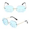 Halloween Decorations Oval Funny Party Glasses Sunglasses for Women Men Halloween Pumpkin Glasses