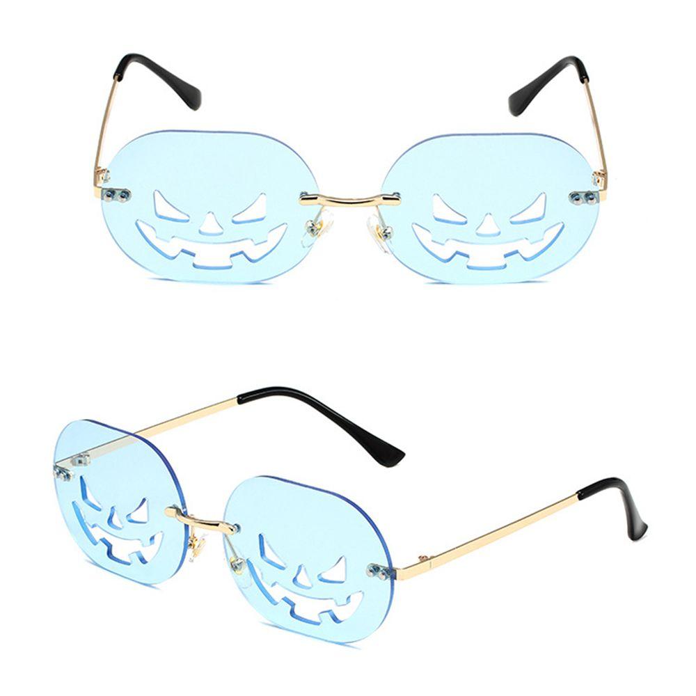 Halloween Decorations Oval Funny Party Glasses Sunglasses for Women Men Halloween Pumpkin Glasses