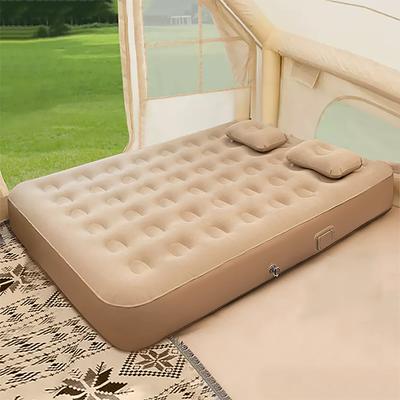 Queen Luftmatratze mit eingebauter Pumpe, Komfort Aufblasmatratze, Aufblasbare Matratze für Zuhause, Reisen, Camping Luftbett