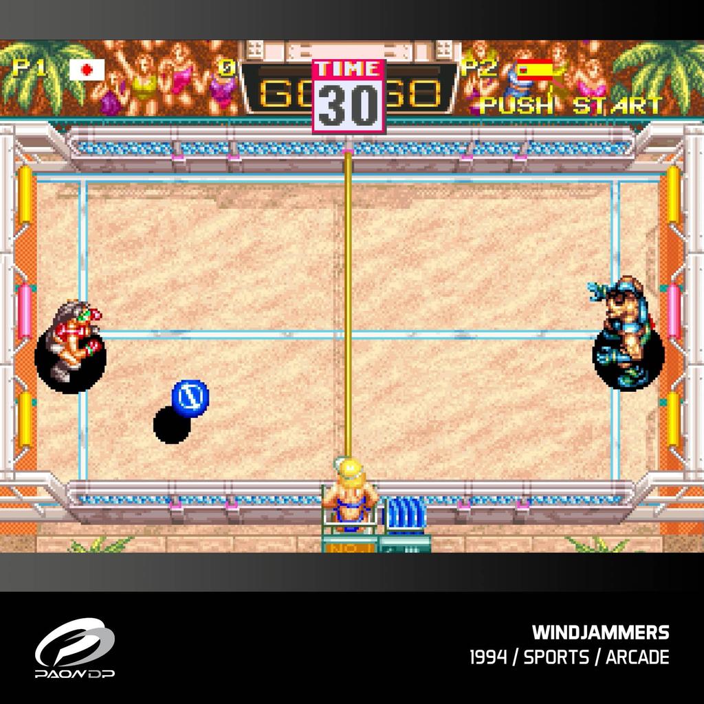 Windjammers, Karnov & Friends Arcade 1 - Evercade Cartridge (5 Games)