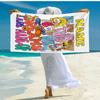 Custom Name Ultra-Soft Beach Towel with Lizzie McGuire Theme,Ideal for Pool - Camping, Diving - Perfect Travel Essential, Vibrant Beach Towel.