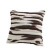 PV Plush Bedside Cushion Soft Bag Geometric Striped Square Sofa Back Cushion