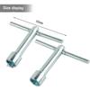 2PCS Socket Wrench 68mm Deep Nut Hand Tool Hex Socket Wrench Metal