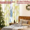 2pcs   2D FLAT PRINTING Curtains (Without Rod) Golden Geometric Halloween Festival Popular Curtains&Drapes Durable Polyester