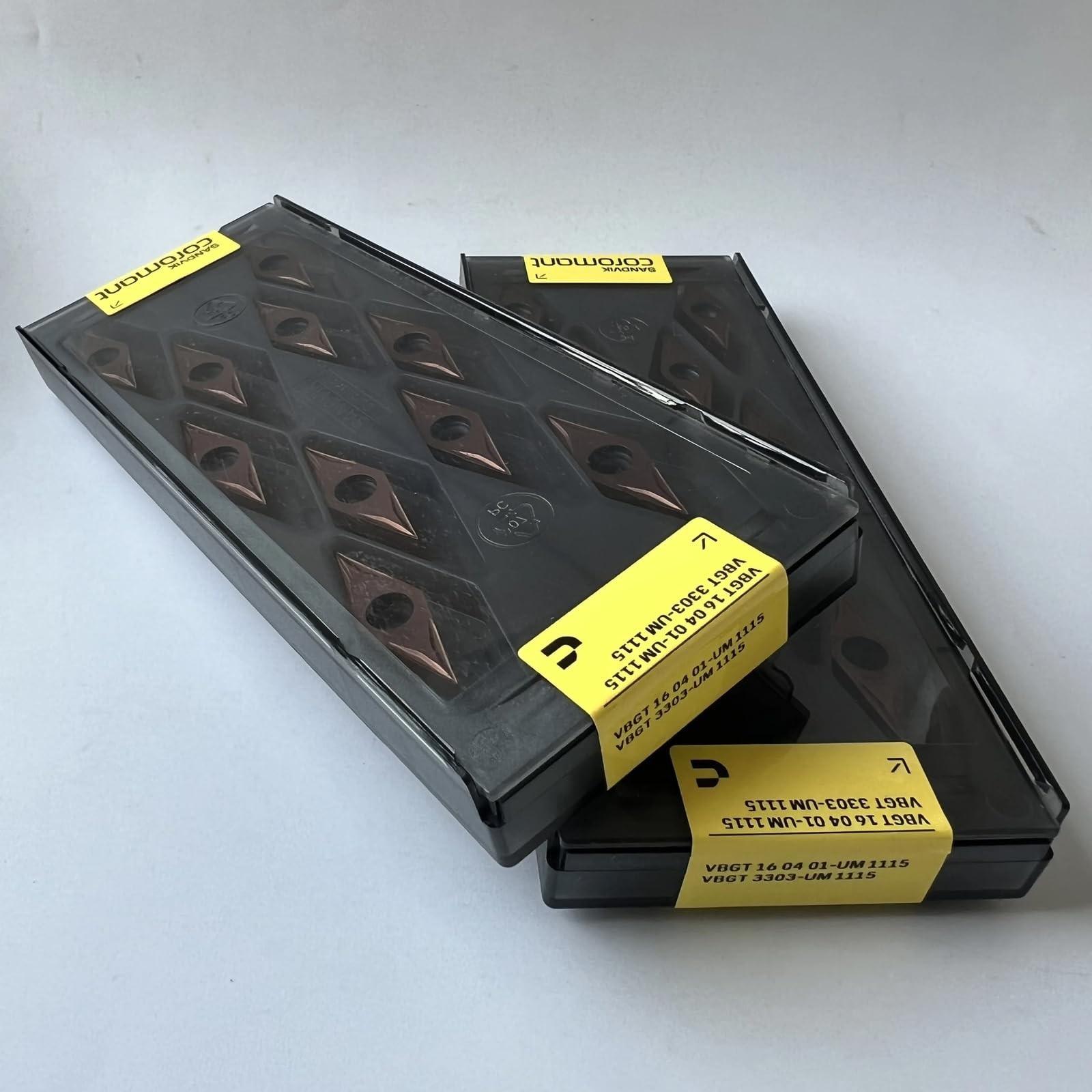 

Original Sandvik / VBGT160401-UM 1115 CNC lathe carbide blade tool 10 Pcs