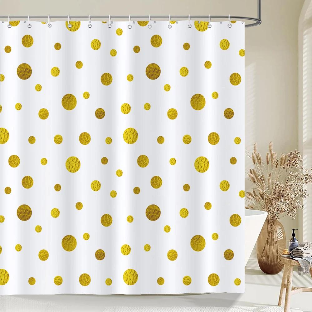 Modern Simple Shower Curtain Nordic Abstract Geometry Shower Curtains Home Bathroom Decor Fabric Bath Curtains With Hooks