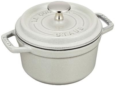 Staub Cocotte Rund Campagne Lille Håndstøbt Emaljeret Gryde IH Kompatibel Japansk Produkt med Serienummer La Cocotte Rund "Pico 14cm" [Autorisationsnummer]