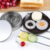 5PCs Round Stainless Steel Biscuit Mold Dumpling Skin Cutting Mold DIY Biscuit Pastry Cake Baking Tools Kitchen Baking Gadget