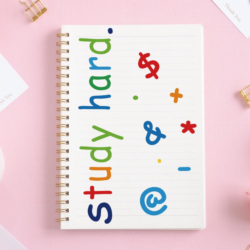 Kleurrijke 26-letter Combinatie Kinderkamer Studie en Huisdecoratie Stickers