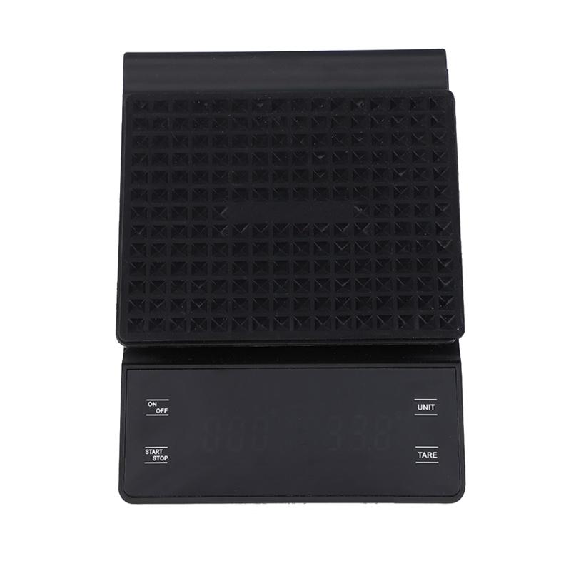 Digital Coffee Scale Kitchen Coffee Scale Coffee Measuring Scale Plastic Texture for Kitchen and Espresso Making 1