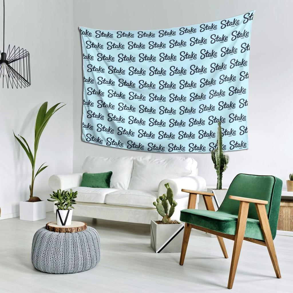 Stake Crypto Casino Tapestry Decoration Art Aesthetic Tapestries for Living Room Bedroom Home Wall Cloth Wall Hanging