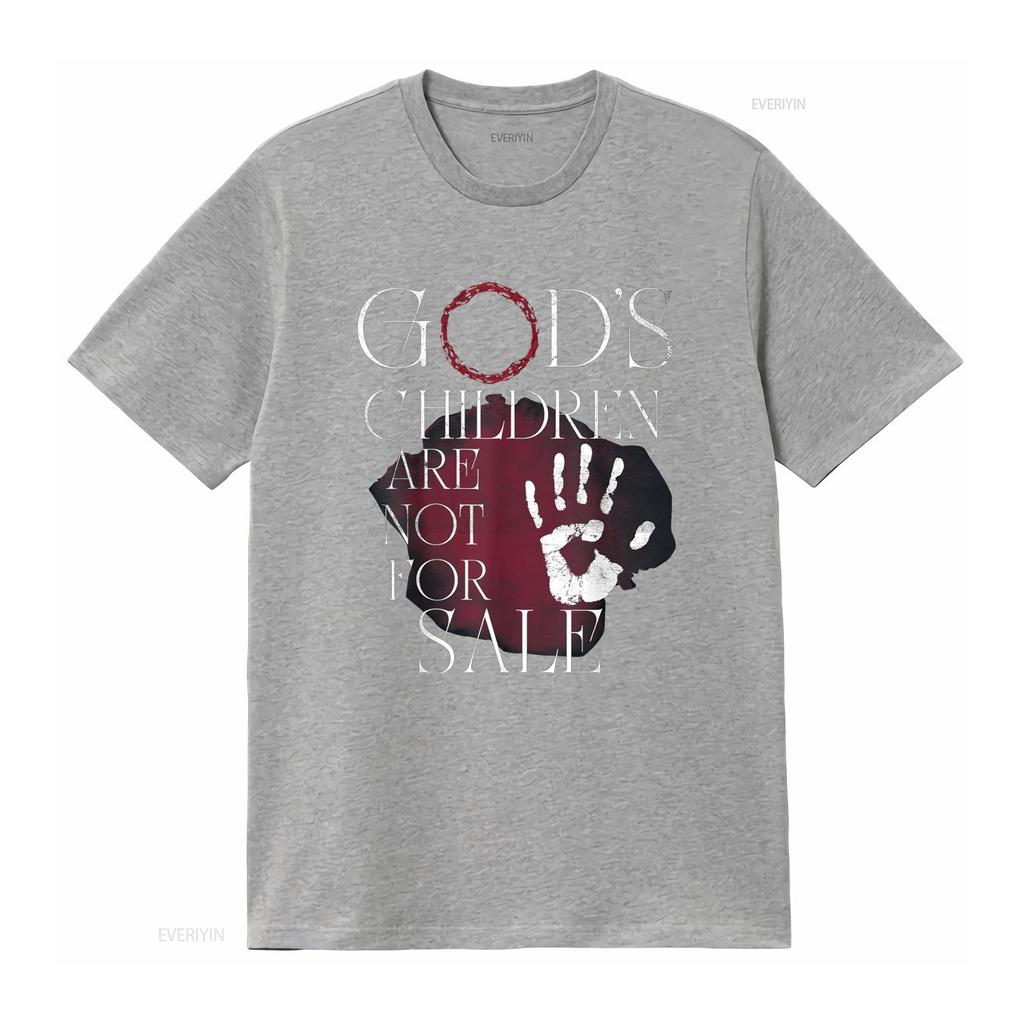 God S Children Are Not For Sale Family T Shirt Vintage Washed Stretched Versatile Homme Soft Stylish Streetwear