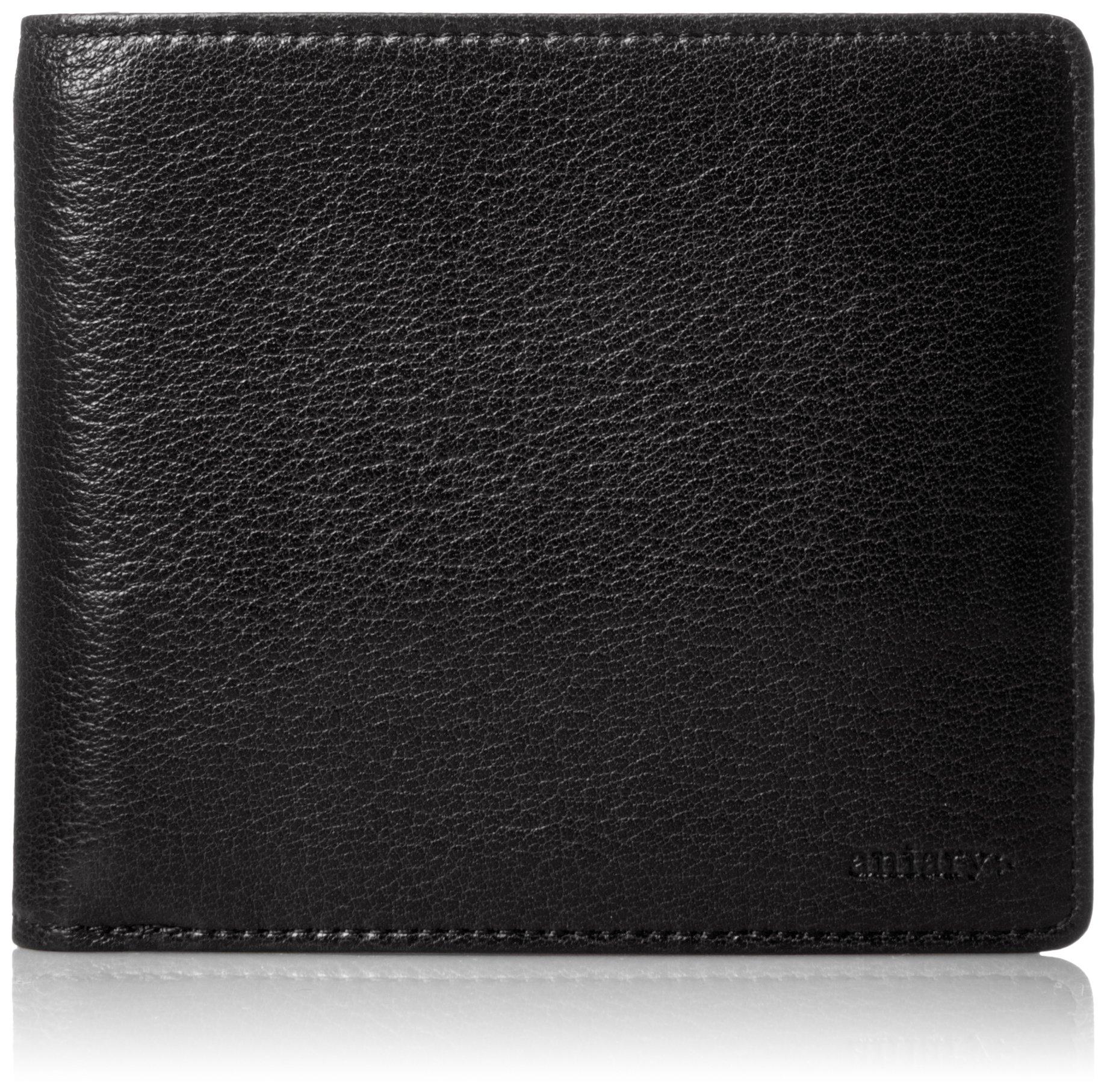 

Гаманець Bifold Wallet Antique Leather Black [Aniari] 01-20000 Чол. чорний