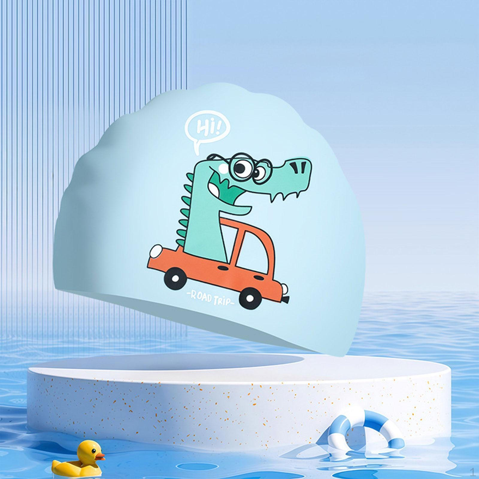 

Детская шапочка для плавания эластичная для купания для мальчиков и девочек удобная шапочка для плавания водонепроницаемая вода