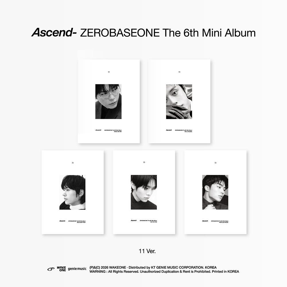 ZEROBASEONE - 6-й мини-альбом Ascend- (Набор из 11 версий/выберите участников ) SUNG HANBIN