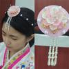 Tassels Hanbok Hairband Flower Stage Dance Hair Hoop Fashion Korean Headband  Ladies