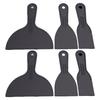 6PCS Paint Scraper Tools Plastic 2 3 6 Inch Wall Putty Scraper Spreader Tool for Drywall Repair Painting Patching