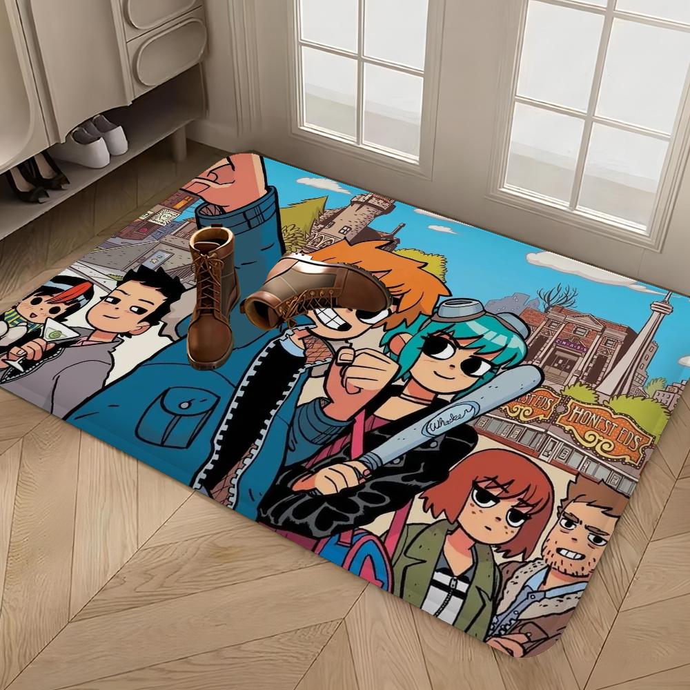 Scott Pilgrim Entrance Door Mat Nordic Style Home Doormat Bathroom-Toilet Mats Bedroom Hotel Decor Mat