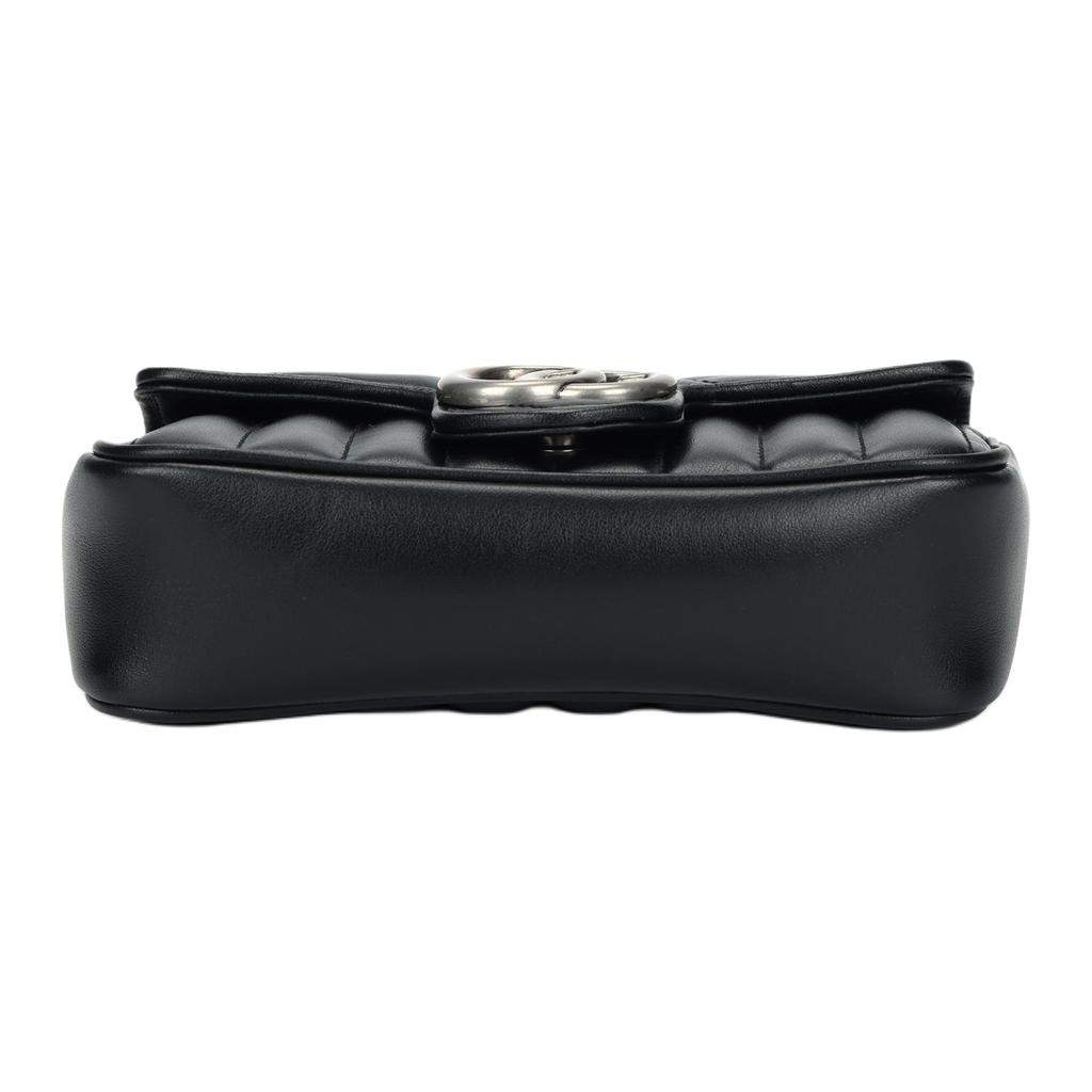 Gucci GG Marmont Super Mini Bag Nero Women Bags Black 476433-DTD5N-1000
