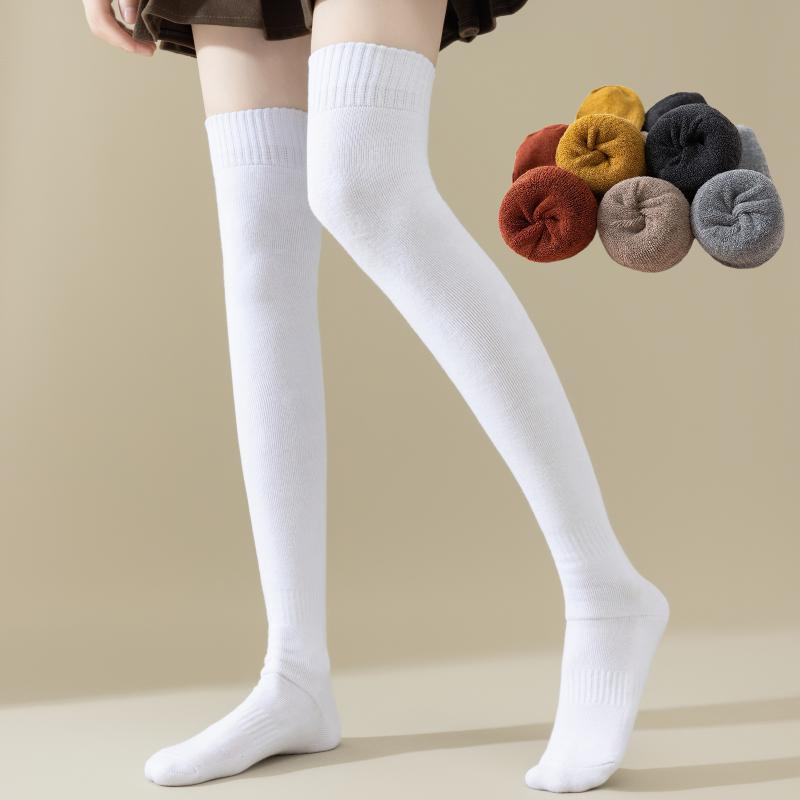 Chaussettes d'intérieur chaudes pour femmes, couleur unie, hiver, maison, antidérapantes, en peluche, tricotées, en polaire corail, pour dormir à l'intérieur, douces, épaisses, chaussettes invisibles