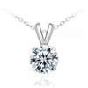 Elegant Korean Clavicle Chain Necklace with Cross Pendant and Zircon Claws