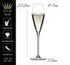 Champagne Champagne Wedding Crafted by Stylish Crystal Glass Morning Plade Glass, Flute, Artisans, (1 Piece)