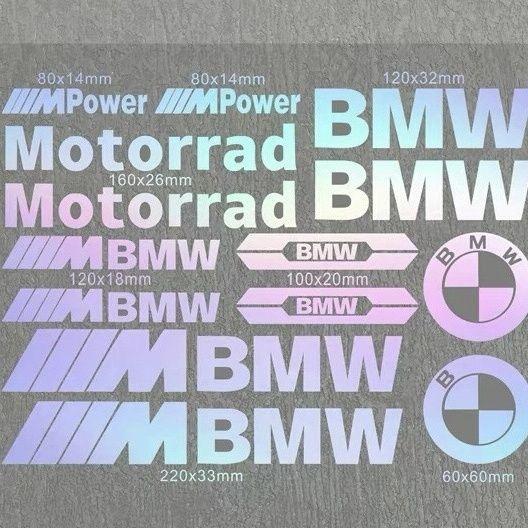 CLUZ8 For BMW E93 F10 F20 F30 F40 F15 F25 F26 F31 F49 F86 M3 M5 X3 x1 e46 M Moto Sticker Body Bumper Motorcycle Vinyl Decal Car Tuning