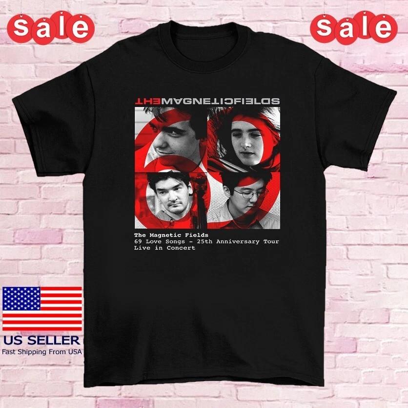 The Magnetic Fields 69 Love Songs 25th Anniversary Tour T Shirt  Unisex T-Shirt M