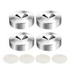 Pieds de Pieds de Support d'Enceinte Amortisseurs Puissants Pieds en Acier Inoxydable Kit Super Porteur pour Enceinte