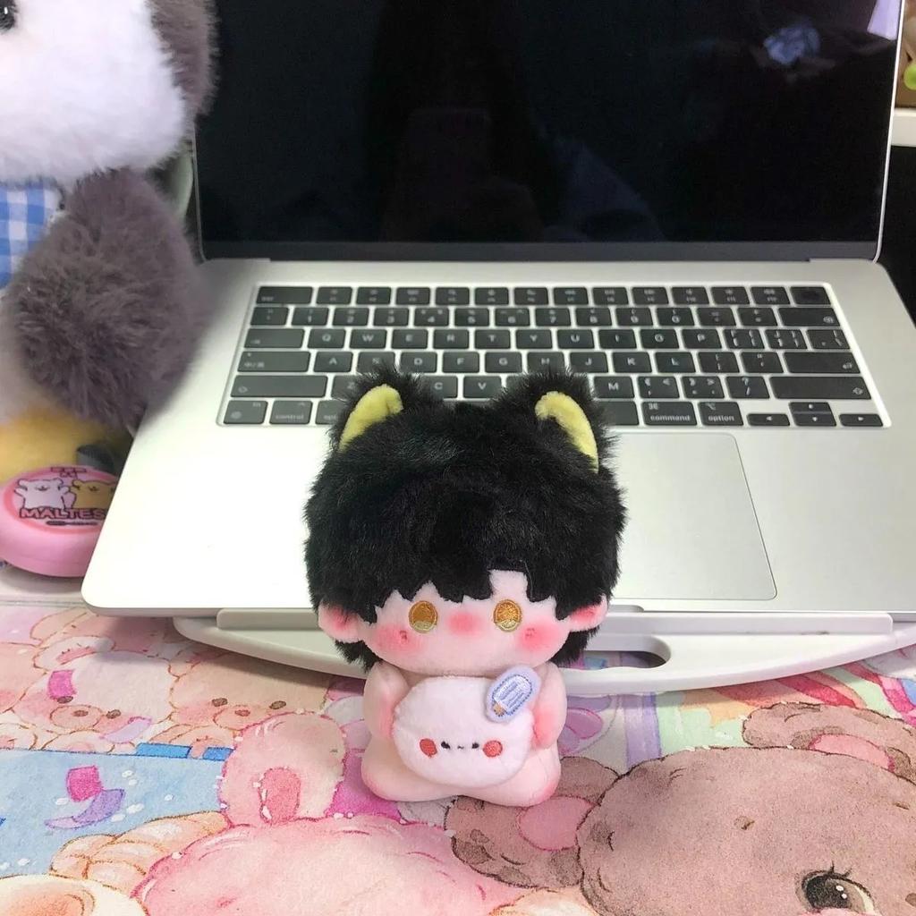 Game Love And Deepspace Plush Toy Rafayel Xavier Zayne Caleb Sylus 10Cm Animal Ear Mini Pendant Cosplay Keychain Blind Box