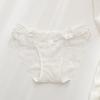 Bow Lace Flower Panties Seamless Women Underwear Thin Strap Lace Mesh Briefs  Lady