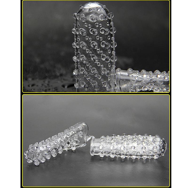 2Pc/set Sex Finger Sleeves Clitoris Vibrator Sex Toys For Woman Stimulator Vagina Strapon Sex Erotic