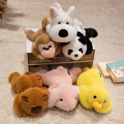 Cute Lying Rabbit Panda Doll Plush Toy Capybara Puppy Doll Girl Company Soothing Doll