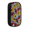 Custom Traditional Geometric African Ethnic Tribal Ankara Pattern Pencil Case for Big Capacity Pencil Pouch School Accessories