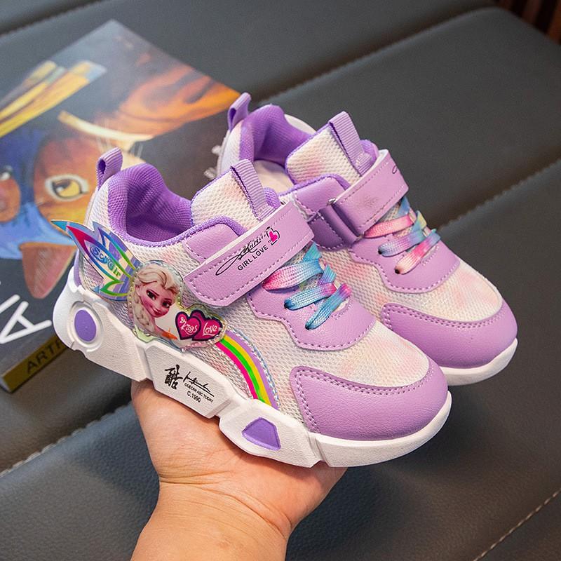 Kids Running Shoes Girls Boys Casual Sneakers Soft Sole Dad Size 26-37